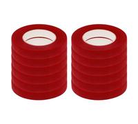 sourcing map 12 Rolls Floral Tapes 1/2 Inch 30 Yards Flower Adhesive Waterproof Tape for Floral Arranging Wedding Bouquet Wrap Craft Florist Tape, Red