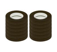 sourcing map 12 Rolls Floral Tapes 1/2 Inch 30 Yards Flower Adhesive Waterproof Tape for Floral Arranging Wedding Bouquet Wrap Craft Florist Tape, Dark Brown