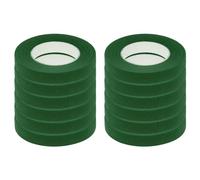 sourcing map 12 Rolls Floral Tapes 1/2 Inch 30 Yards Flower Adhesive Waterproof Tape for Floral Arranging Wedding Bouquet Wrap Craft Florist Tape, Dark Green