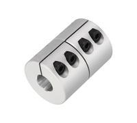 sourcing map 12 to 13mm Shaft Coupling 45mm Length 32 Diameter Clamp Shaft Coupler Aluminum Alloy Joint Connector Stepper Motor Coupler for 3D Printer CNC Machine DIY Encoder