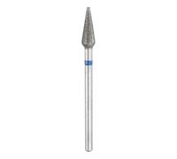 sourcing map 120-140 Grits Diamond Grinding Bit 4.2mm Bullet-Head 2.35mm Shank 12mm Length Stone Sanding Drill Bits Rotary Tool for Ceramic Glass Nails Grinding Polishing