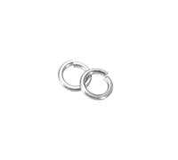 sourcing map 120 Pcs M3.5 Split Lock Washers, 304 Stainless Steel Spring Lock Washer 3.5mm ID 5.7mm OD 0.98mm Thick for Screws Bolts Fasteners