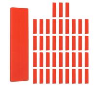 sourcing map 120 PCS Plastic Flat Shims, 4mm/0.16" Structural Tile Plastic Shims for Leveling, Glazing Blocks for Home Improvement Level, Door Toilet, Frame Spacers, Red