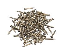sourcing map 120 Pcs Small Tiny Nails 1.2mmx10mm(DXL) Tiny Brass Nails Hardware Nails Small Nail for Wooden DIY Decorative Boxes Household Accessories, Bronze Tone