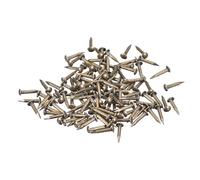 sourcing map 120 Pcs Small Tiny Nails 1.2mmx8mm(DXL) Tiny Brass Nails Hardware Nails Small Nail for Wooden DIY Decorative Boxes Household Accessories, Bronze Tone