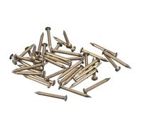 sourcing map 120 Pcs Small Tiny Nails 2mmx20mm(DXL) Tiny Brass Nails Hardware Nails Small Nail for Wooden DIY Decorative Boxes Household Accessories, Bronze Tone