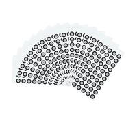 sourcing map 1200 Pcs 3D Scanner Markers 6mm High Reflective 3D Scanning Dots 3D Tracking Dots Reference Point 3D Target Diffuse Reflection Markers for Laser 3D Scanners(6x10mm)