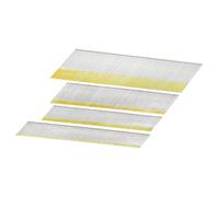 sourcing map 1200Pcs 15 Gauge Angled Finish Nails, 1-1/4"/1-1/2"/2"/2-1/2" Length, 34-Degree, Galvanized Assorted Size Project Pack for Woodworking Construction, Color Zinc