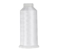 sourcing map 120D/2 Sewing Thread 4374 Yards Polyester Quilting Long Arm Thread All Purpose Hand Stitching Machine Embroidery Threads for Sewing Quilting Piecing and Sewing Machine Bleach White