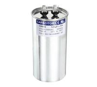 sourcing map 120MFD CBB65 Run Start Capacitor 120uF, 370/440V Round AC Capacitor for AC Motor Run, HVAC, Air Conditioner, Condenser Motors
