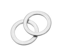 sourcing map 120Pcs 304 Stainless Steel Flat Washers, M4x8x0.2mm Ultra Thin Flat Spacers, Flat Ring Fasteners for Bolts Screws, Electronic Repair, Automotive, Mechanical Industry