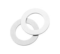 sourcing map 120Pcs 304 Stainless Steel Flat Washers, M8x13x0.1mm Ultra Thin Flat Spacers, Flat Ring Fasteners for Bolts Screws, Electronic Repair, Automotive, Mechanical Industry