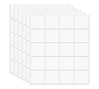 sourcing map 120pcs Double Sided Sticky Tape Dots, Adhesive Two Sided Nano Dots, Clear Removable Mounting Square Sticky Dots Traceless for Art Craft, Festival Decoration, 25 x 25 x 0.5 mm