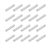 sourcing map 120Pcs M1.5 x 10mm 304 Stainless Steel Metal Dowel Pin, Cylindrical Shelf Support Peg Pin Parallel Pin Fastener for Mechanical Manufacturing, Industry, Furniture Installation, Silver