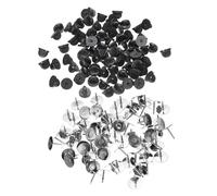 sourcing map 120pcs Rubber Blank Pin Backs Butterfly Clutch Backing Holder Tie Tacks Keepers Replacement Lapel Enamel Pins for Craft Making