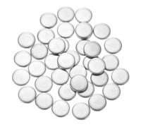 sourcing map 120Pcs Stainless Steel Disc, 11/32"(9mm) Dia 0.04"(1mm) Thick 304 Stainless Steel Flat Round Sheet Blank Round Circle Plate for Crafts Metal Stamping and Jewelry Making
