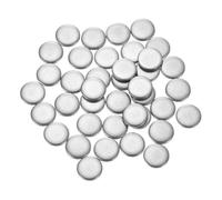 sourcing map 120Pcs Stainless Steel Disc, 5/16"(8mm) Dia 0.04"(1mm) Thick 304 Stainless Steel Flat Round Sheet Blank Round Circle Plate for Crafts Metal Stamping and Jewelry Making