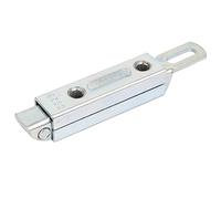 sourcing map 124mmx21mmx19.5mm Zinc Plated Slide Entry Slam Latch Lock Locker