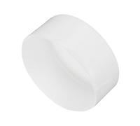sourcing map 125mm (4 15/16") ID x 80mm (3 1/8") H Rubber End Caps, Pipe & Fence Post Protectors Flexible Vinyl End Caps for Industrial Pipes, Metal Tubing, Outdoor Fencing, White