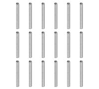 sourcing map 128Pcs 1.2 x 10mm Dowel Pin, 304 Stainless Steel Round Head Flat Chamfered End Dowel Pins, Shelf Support Pegs Fasten for Fastening Elements, Cabinet Furniture Installation