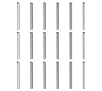 sourcing map 128Pcs 1.2 x 12mm Dowel Pin, 304 Stainless Steel Round Head Flat Chamfered End Dowel Pins, Shelf Support Pegs Fasten for Fastening Elements, Cabinet Furniture Installation