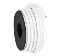sourcing map 12AWG Flexible Silicone Wire 6m/20ft, 12 Gauge Tinned Copper Electrical Stranded Wire 200 Celsius/392 Fahrenheit High Temperature Hookup Spool for DIY Model Wiring, White