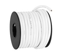 sourcing map 12AWG Flexible Silicone Wire 9m/30ft, 12 Gauge Tinned Copper Electrical Stranded Wire 200 Celsius/392 Fahrenheit High Temperature Hookup Spool for DIY Model Wiring, White