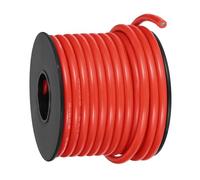 sourcing map 12AWG Flexible Silicone Wire 9m/30ft, 12 Gauge Tinned Copper Electrical Stranded Wire 200 Celsius/392 Fahrenheit High Temperature Hookup Spool for DIY Model Wiring, Red