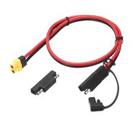 sourcing map 12AWG SAE to XT60 Connector Extension Cable 1.9ft, XT60 Female to SAE Cord with Polarity Reverse Adapter for Cars, Solar Panels, Charging
