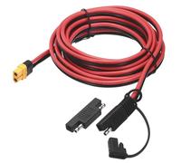 sourcing map 12AWG SAE to XT60 Connector Extension Cable 9.8ft, XT60 Female to SAE Cord with Polarity Reverse Adapter for Cars, Solar Panels, Charging