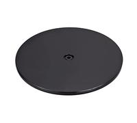 sourcing map 12inch Rotating Swivel Stand with Steel Ball Bearings Lazy Susan Base Turntable for Kitchen Corner Cabinets, Black