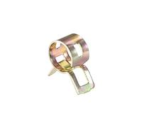 sourcing map 12mm 1/2inch Spring Band Type Action Fuel/Silicone Vacuum Hose Pipe Clamp Low Pressure Air Clip Clamp 10pcs