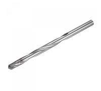 sourcing map 12mm Cutting Dia Cemented Carbide Twist Extra Long Drill Bit with Round Straight Shank for Hardened Steel Stainless Steel, 200mm Length