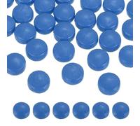 sourcing map 12mm Glass Mosaic Tiles, 300g Round Iridescent Glass Pieces Recycled Mosaic Tile Bulk for Vase Flower Pots Aquarium Decor Garden Project DIY Art Craft, Sea Blue