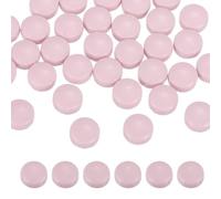 sourcing map 12mm Glass Mosaic Tiles, 300g Round Iridescent Glass Pieces Recycled Mosaic Tile Bulk for Vase Flower Pots Aquarium Decor Garden Project DIY Art Craft, Purple Pink