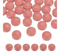 sourcing map 12mm Glass Mosaic Tiles, 300g Round Iridescent Glass Pieces Recycled Mosaic Tile Bulk for Vase Flower Pots Aquarium Decor Garden Project DIY Art Craft, Watermelon Red