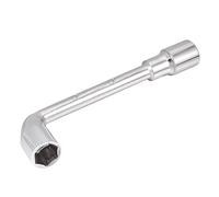 sourcing map 12mm Metric L Shaped Angled Open Hex 6 Point Socket Wrench