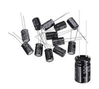 sourcing map 12Pcs 100uF 63V 8x12mm Electrolytic Capacitor, 105C High Temp Radial Leads Aluminum Capacitors for TVs, LCD Monitor, VCD