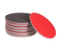 sourcing map 12pcs 1200 Grit Sanding Sponge 6 Inch Hook and Loop Sponge Sanding Disc Wet/Dry for Car Wood Drywall Metal