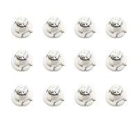 sourcing map 12pcs 12V T3 Blue LED Auto Car Interior Dashboard Panel Light Bulb