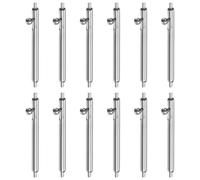 sourcing map 12pcs 18mm Quick Release Spring Bar 1.5mm Diameter Stainless Steel Watch Pins Replacement Band Link Pins Lugs for Watch Band Straps