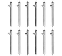 sourcing map 12pcs 18mm Quick Release Spring Bar 1.8mm Diameter Stainless Steel Watch Pins Replacement Band Link Pins Lugs for Watch Band Straps