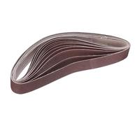 sourcing map 12pcs (2 Each of 40/80/120/180/240/400 Assorted Grits) Aluminum Oxide Sanding Belts 2" x 42" Ring Abrasive Belts Metal Polished Sandpaper for Belt and Disc Sander