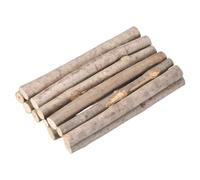 sourcing map 12Pcs 7.8" Natural Wood Log Sticks, 0.6" to 1.2" Dia Wooden Craft Sticks Rustic Wooden Branches for DIY Crafts Home Decor Photo Props, Wood Color