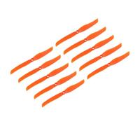 sourcing map 12Pcs 8040 RC Propellers Blade Prop 2 Vane 20.3cm Dia Plastic for RC Aircraft Quadcopter Prop Replacement, Orange with 9 Plastic Washers
