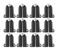 sourcing map 12Pcs 8mm/0.3in Adjustable Plant Trellis Connectors Clips B-Type 180 Degree, Plastic Garden Stakes Clips for Gardening Bracket Shelf Rods Buckles Garden Trellis