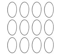 sourcing map 12Pcs A-037 Nitrile Rubber O-Rings, 2-1/2" ID 2-5/8" OD 1/16" Width Round Seal Rings Gasket for Lighter Repair Flashlight Lens Faucet Seal Repair Air Machine Plumbing Compressor
