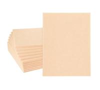 sourcing map 12pcs Adhesive Acoustic Panels Rectangular High-Density Sound Proof Felt Self Stick Non-Slip Anti Vibration Pads Anti-Skid Noise 16"x12"x0.35" (LxWxT), Beige