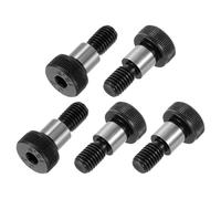 sourcing map 12Pcs Alloy Steel Shoulder Bolt 10mm Shoulder Dia 10mm Shoulder Length M8 Thread Hex Socket Shoulder Bolts for Textile Hydraulic Injection Molding Machinery Industries