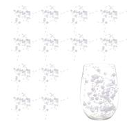 sourcing map 12pcs Artificial Pearl String for Floating Candle, 9.8" Beads Pearl, White